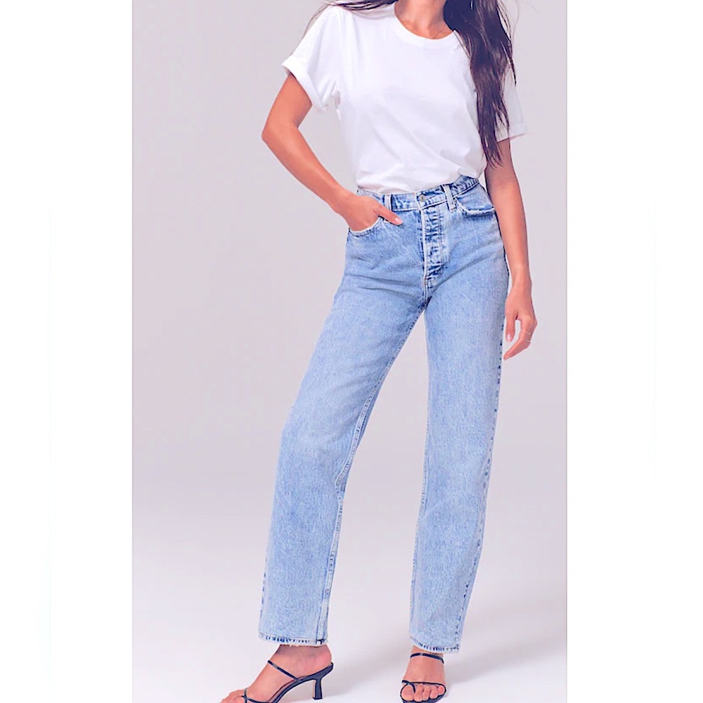 A&F The Perfect Vintage Jean - Light Wash